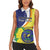Personalized United States Virgin Islands Women Sleeveless Polo Shirt United in Pride and Hope - Wonder Print Shop