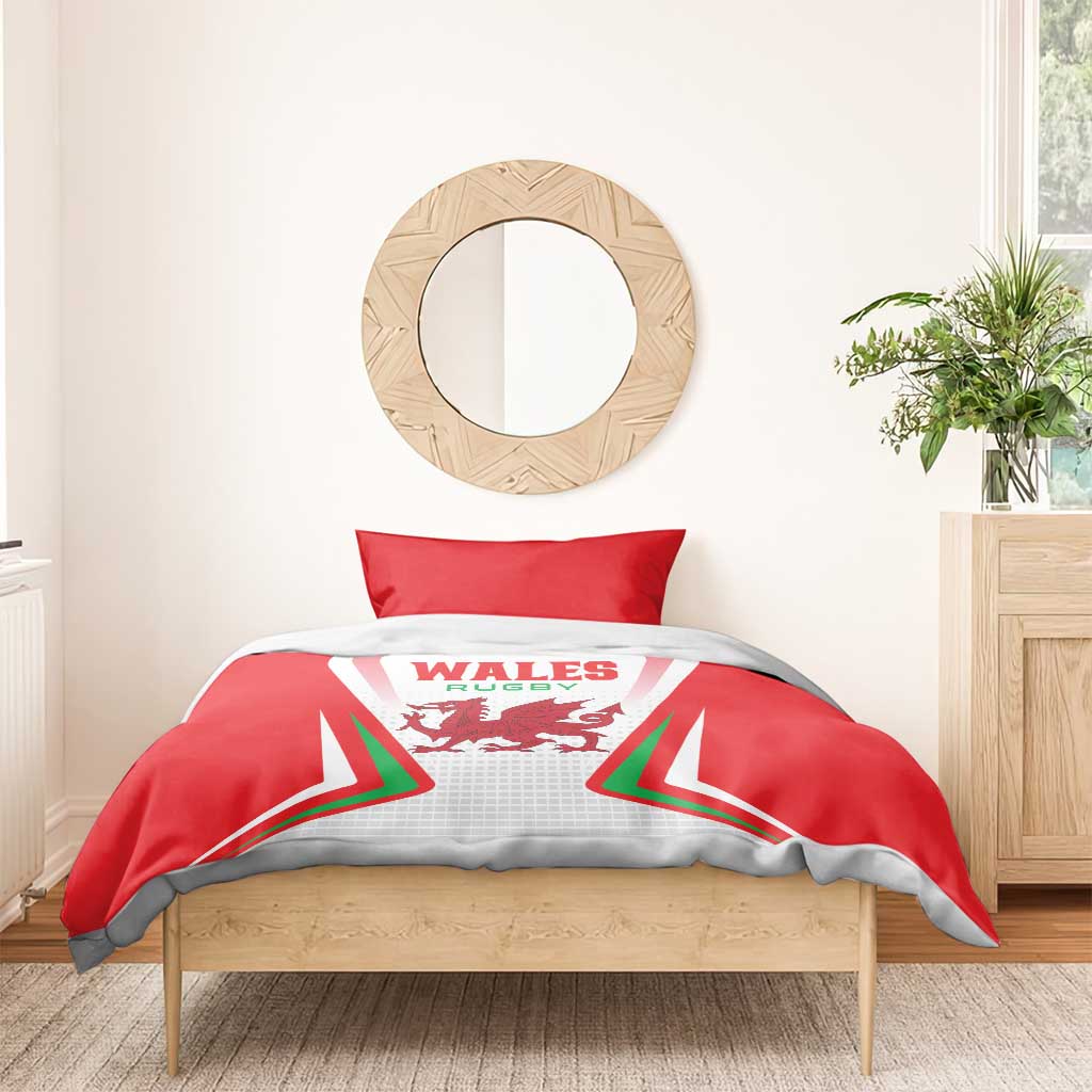 Welsh Rugby Bedding Set Wales Red Dragon Champions