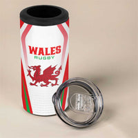 Custom Welsh Rugby 4 in 1 Can Cooler Tumbler Wales Red Dragon Champions