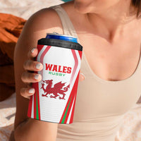 Custom Welsh Rugby 4 in 1 Can Cooler Tumbler Wales Red Dragon Champions