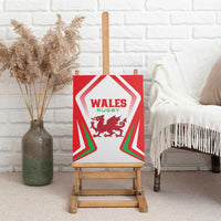 Welsh Rugby Canvas Wall Art Wales Red Dragon Champions