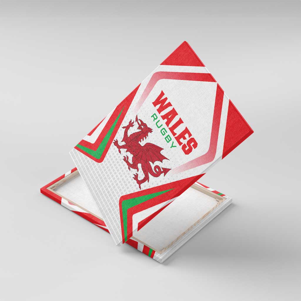 Welsh Rugby Canvas Wall Art Wales Red Dragon Champions