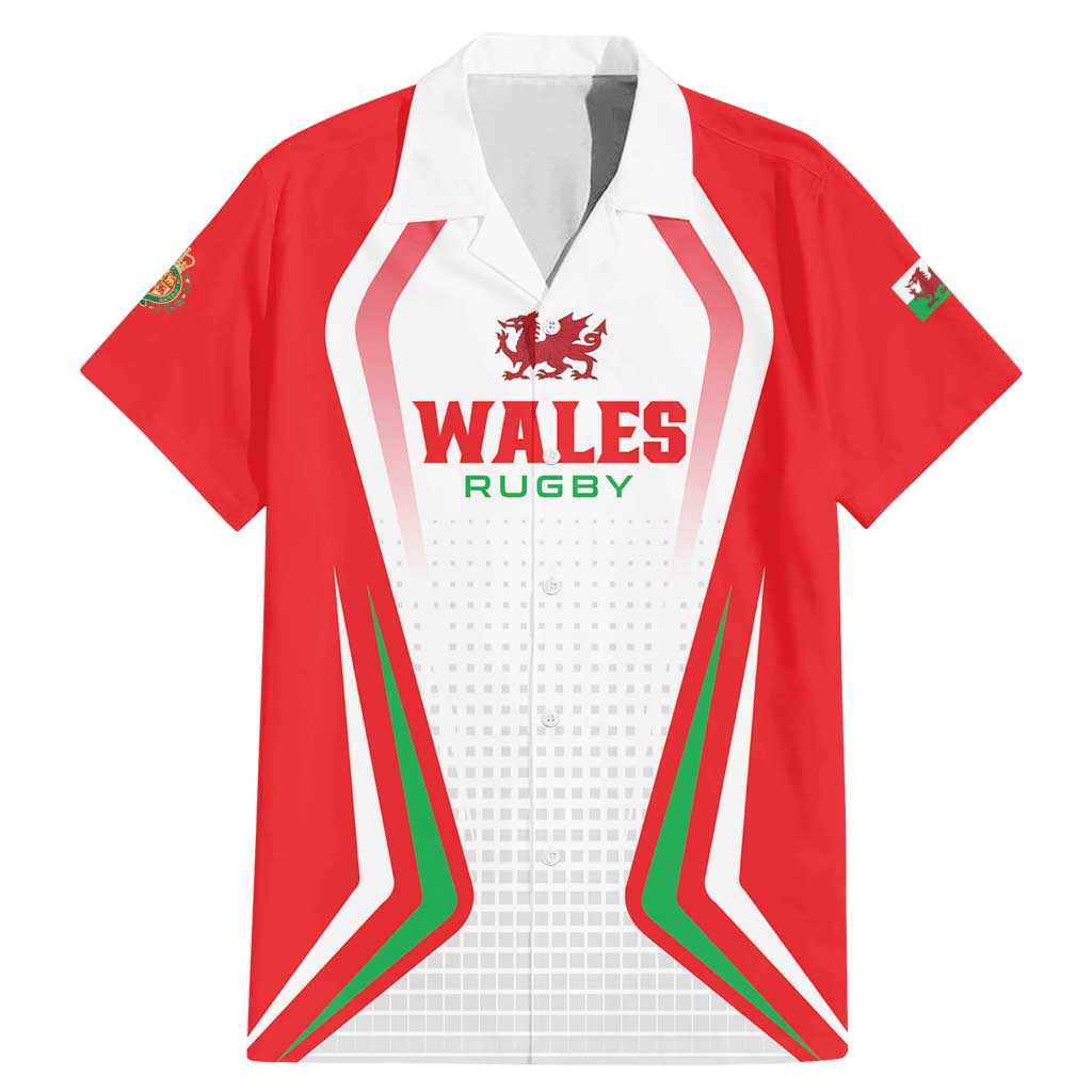 Custom Welsh Rugby Family Matching Mermaid Dress and Hawaiian Shirt Wales Red Dragon Champions