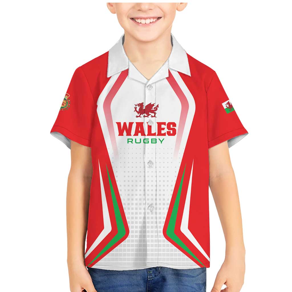 Custom Welsh Rugby Family Matching Mermaid Dress and Hawaiian Shirt Wales Red Dragon Champions