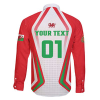Custom Welsh Rugby Family Matching Short Sleeve Bodycon Dress and Hawaiian Shirt Wales Red Dragon Champions