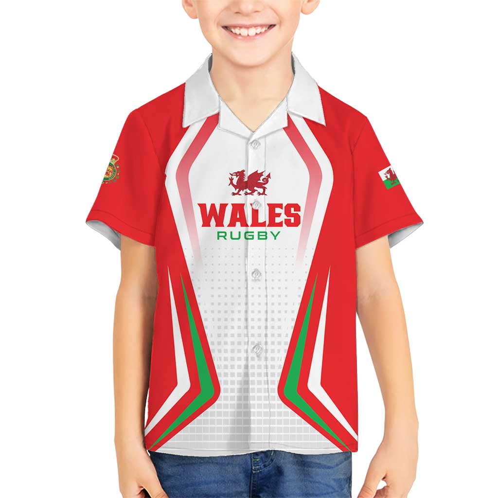 Custom Welsh Rugby Family Matching Summer Maxi Dress and Hawaiian Shirt Wales Red Dragon Champions