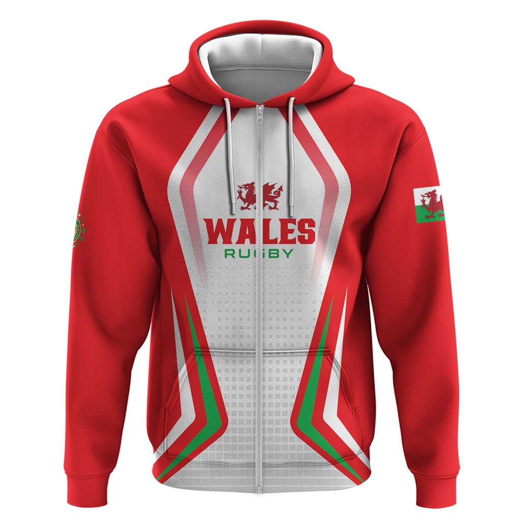 Custom Welsh Rugby Hoodie Wales Red Dragon Champions