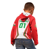 Custom Welsh Rugby Kid Hoodie Wales Red Dragon Champions