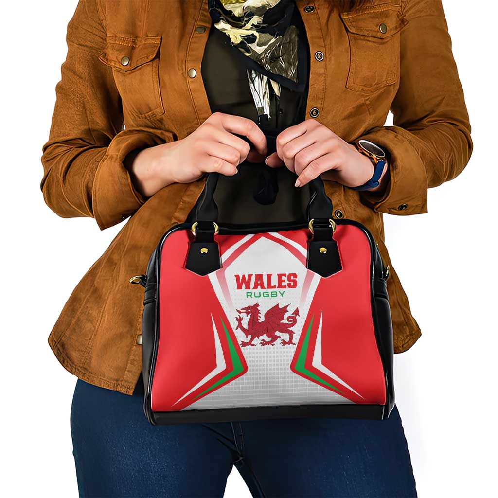Welsh Rugby Shoulder Handbag Wales Red Dragon Champions