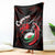 Wales Rugby Blanket Cymru Y Ddraig Goch