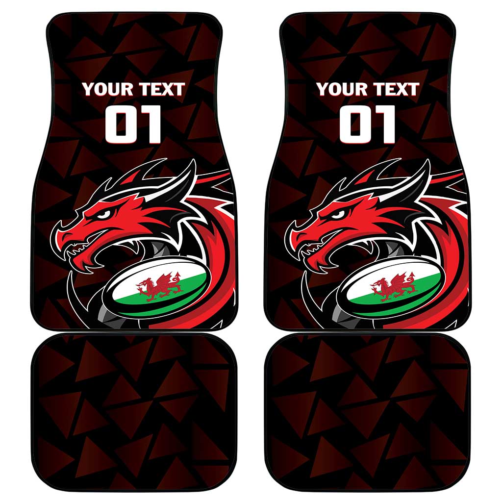 Wales Rugby Car Mats Cymru Y Ddraig Goch