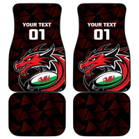 Wales Rugby Car Mats Cymru Y Ddraig Goch