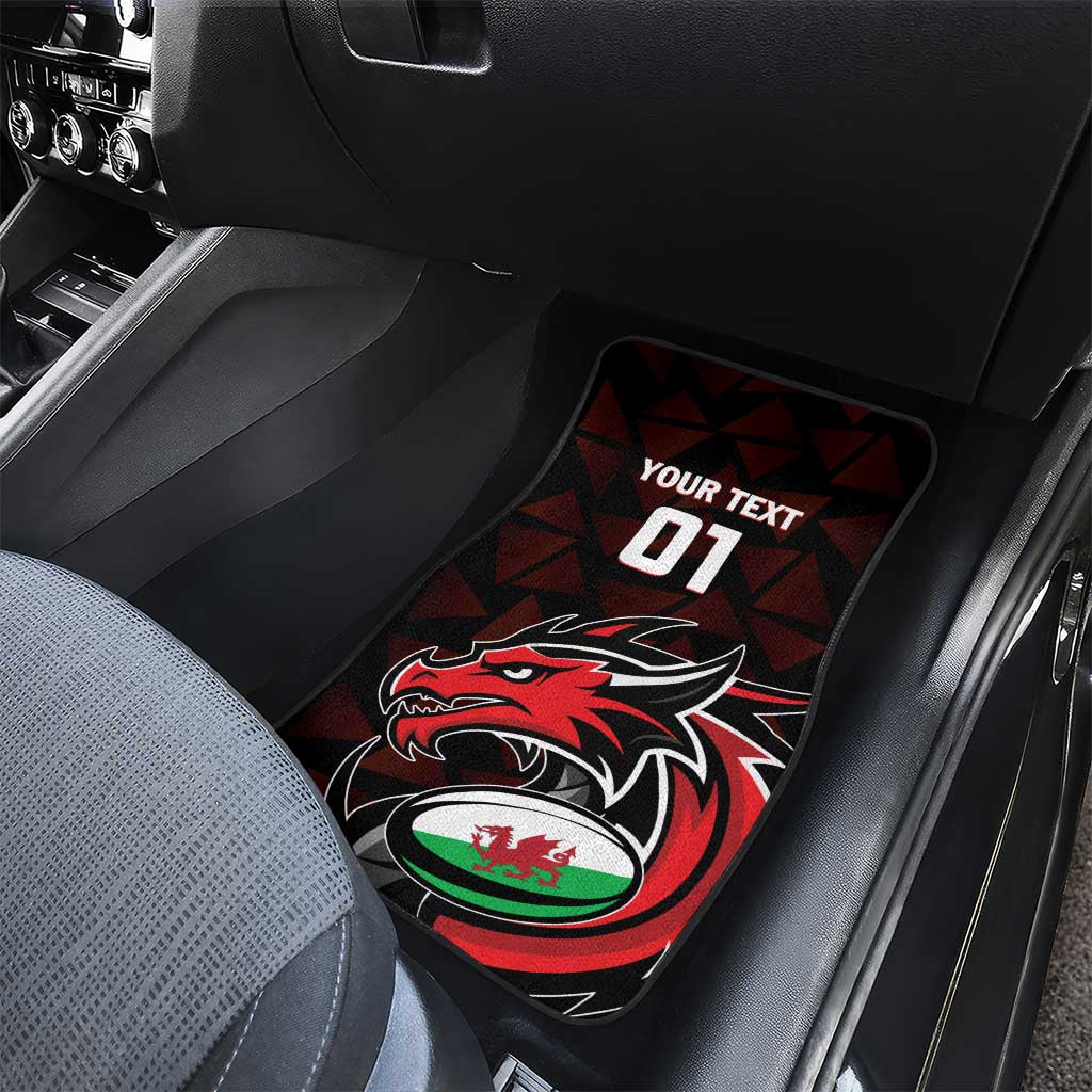 Wales Rugby Car Mats Cymru Y Ddraig Goch