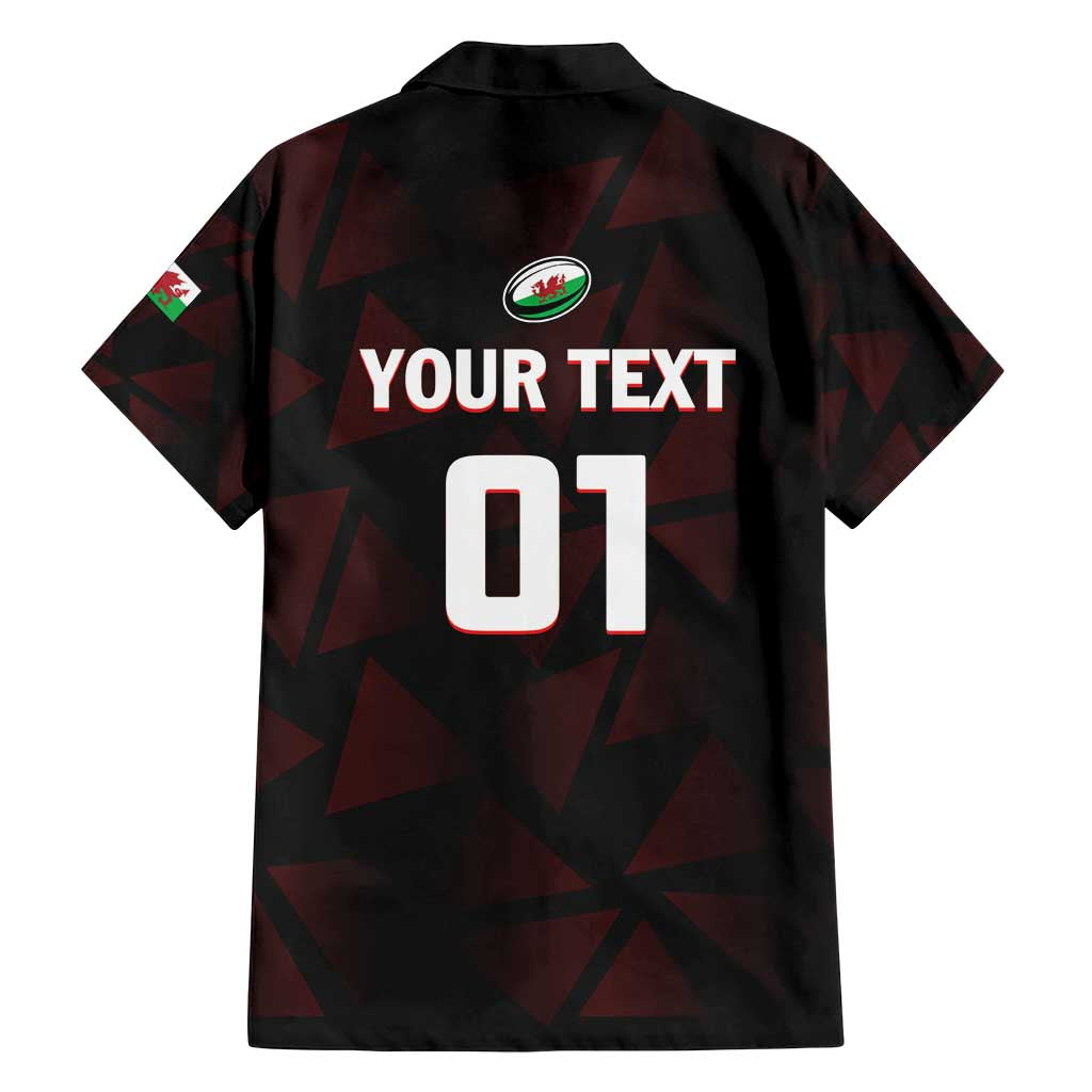 Custom Wales Rugby Family Matching Tank Maxi Dress and Hawaiian Shirt Cymru Y Ddraig Goch