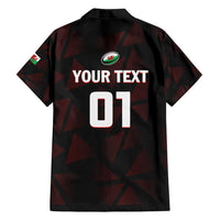 Custom Wales Rugby Family Matching Tank Maxi Dress and Hawaiian Shirt Cymru Y Ddraig Goch