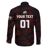Custom Wales Rugby Family Matching Tank Maxi Dress and Hawaiian Shirt Cymru Y Ddraig Goch