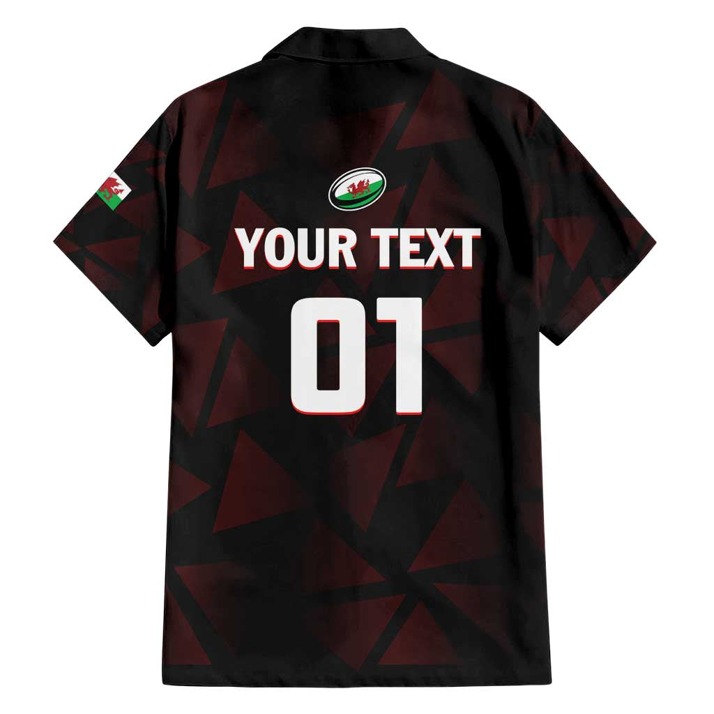 Custom Wales Rugby Hawaiian Shirt Cymru Y Ddraig Goch