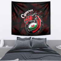 Wales Rugby Tapestry Cymru Y Ddraig Goch