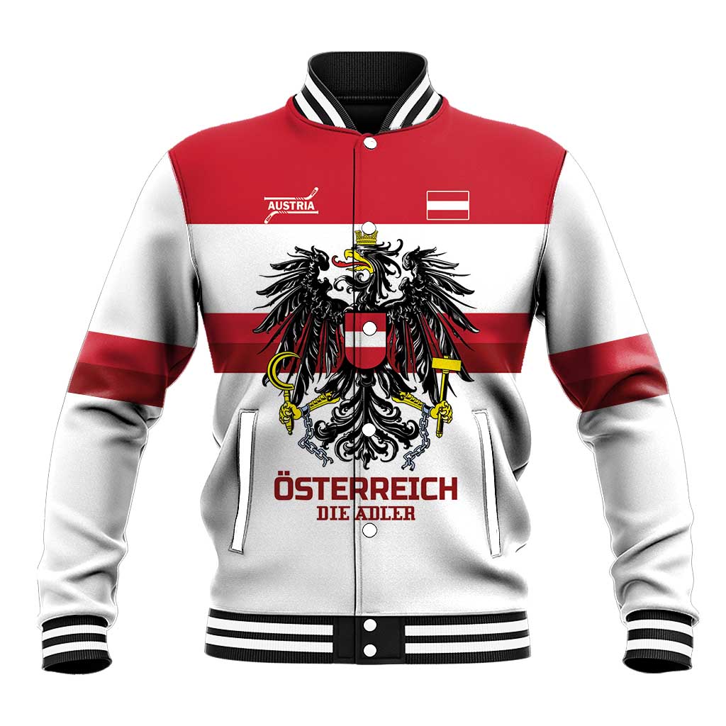 Custom Hockey 2026 Austria Baseball Jacket Osterreich Die Adler