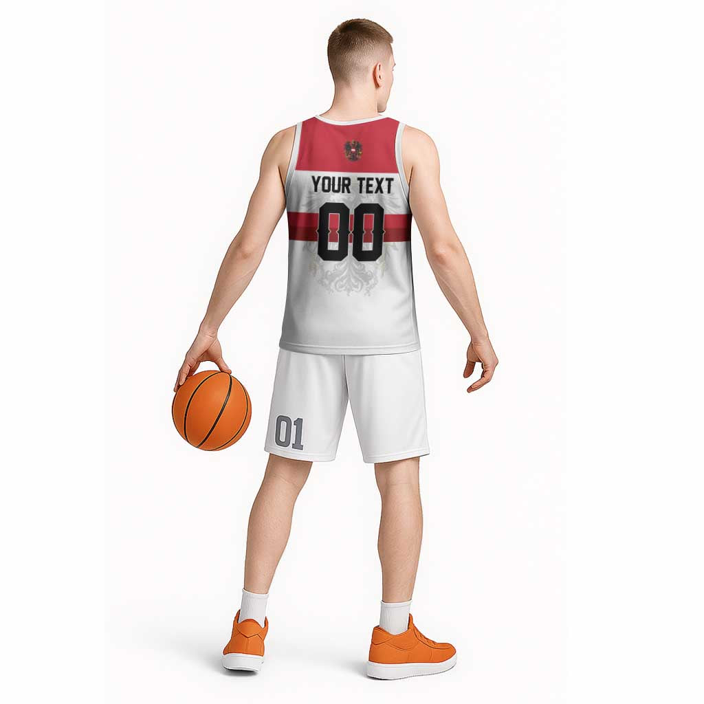 Custom Hockey 2026 Austria Basketball Jersey Osterreich Die Adler