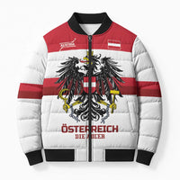 Custom Hockey 2026 Austria Bomber Puffer Jacket Osterreich Die Adler