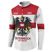 Custom Hockey 2026 Austria Button Sweatshirt Osterreich Die Adler
