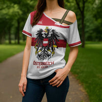 Custom Hockey 2026 Austria Cross Shoulder Shirt Osterreich Die Adler