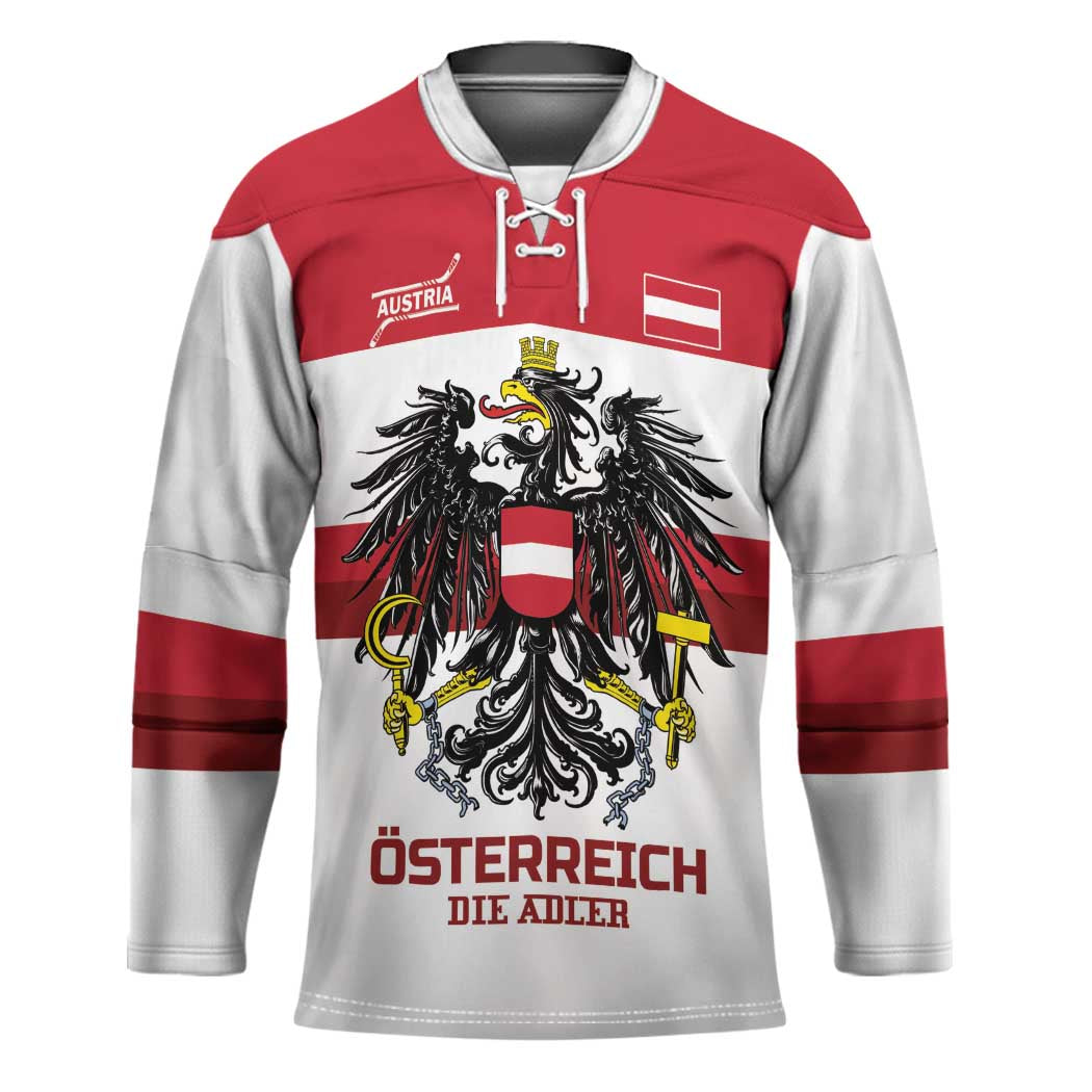 Custom Hockey 2026 Austria Hockey Jersey Osterreich Die Adler
