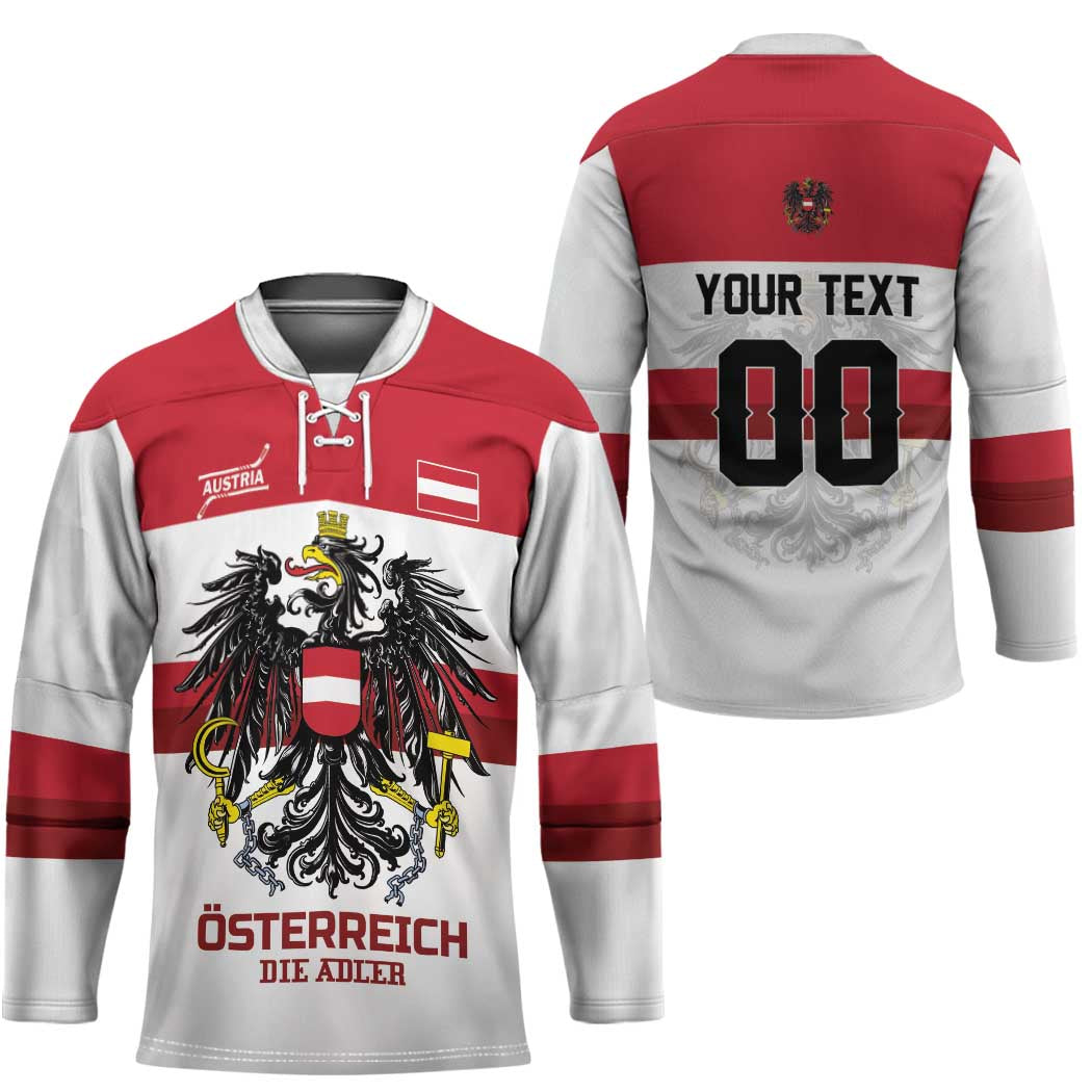 Custom Hockey 2026 Austria Hockey Jersey Osterreich Die Adler