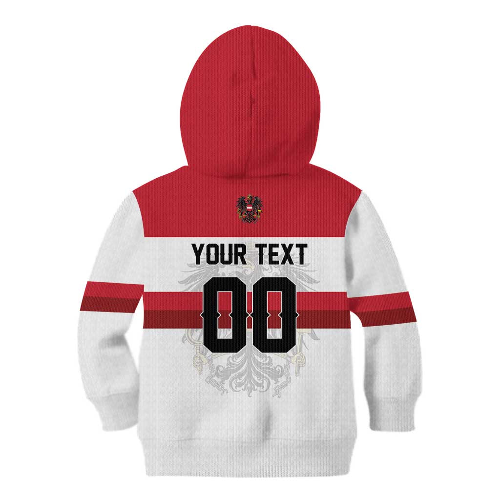 Custom Hockey 2026 Austria Kid Hoodie Osterreich Die Adler