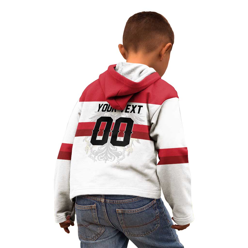 Custom Hockey 2026 Austria Kid Hoodie Osterreich Die Adler