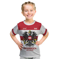 Custom Hockey 2026 Austria Kid T Shirt Osterreich Die Adler