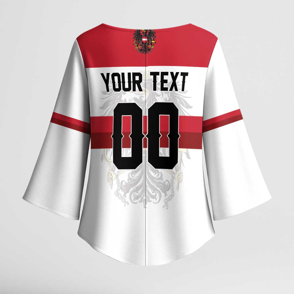 Custom Hockey 2026 Austria Kimono Sleeve Blouse Osterreich Die Adler