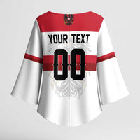 Custom Hockey 2026 Austria Kimono Sleeve Blouse Osterreich Die Adler