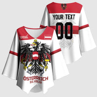 Custom Hockey 2026 Austria Kimono Sleeve Blouse Osterreich Die Adler