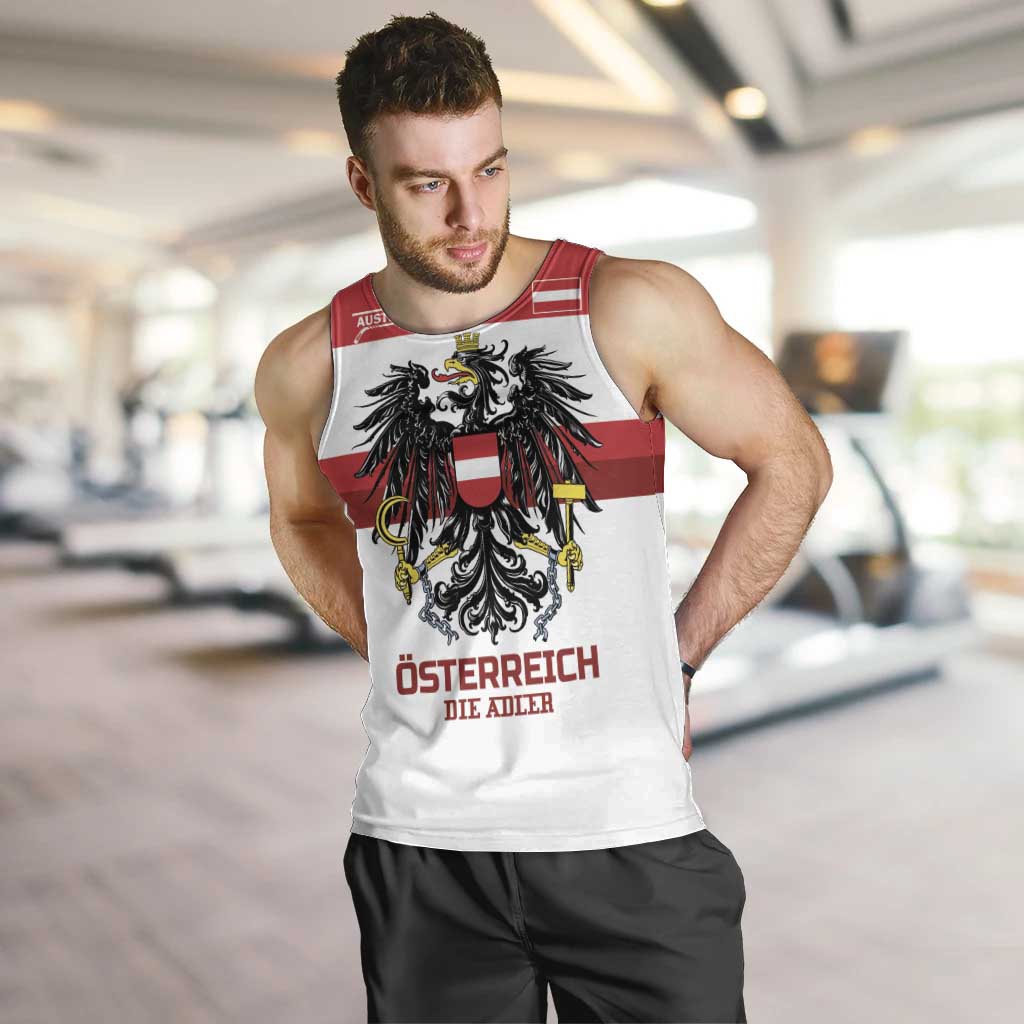 Custom Hockey 2026 Austria Men Tank Top Osterreich Die Adler