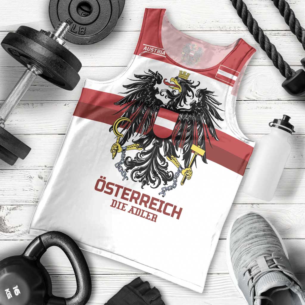Custom Hockey 2026 Austria Men Tank Top Osterreich Die Adler
