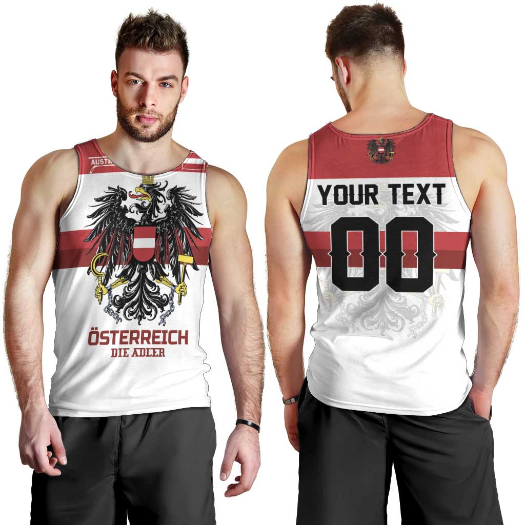 Custom Hockey 2026 Austria Men Tank Top Osterreich Die Adler