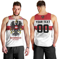 Custom Hockey 2026 Austria Men Tank Top Osterreich Die Adler