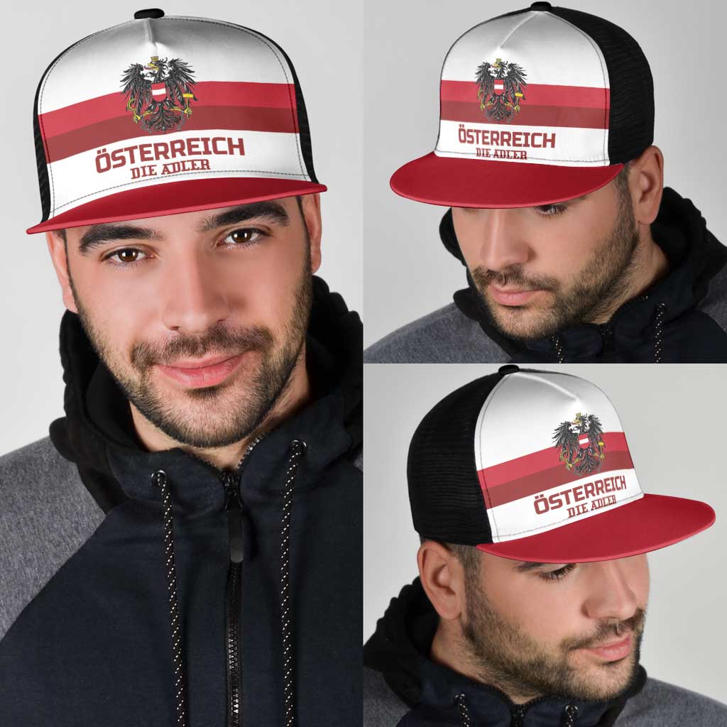 Hockey 2026 Austria Mesh Trucker Cap Osterreich Die Adler