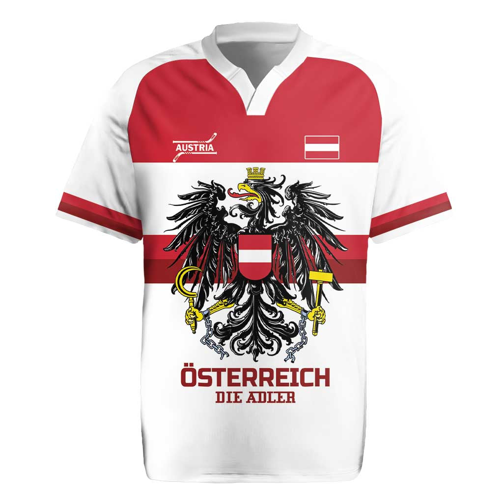 Custom Hockey 2026 Austria Rugby Jersey Osterreich Die Adler