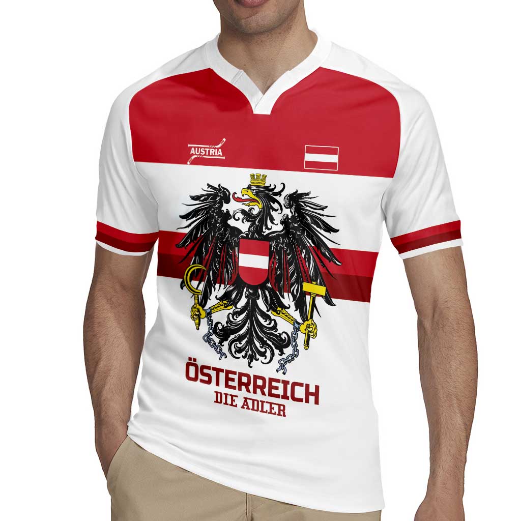 Custom Hockey 2026 Austria Rugby Jersey Osterreich Die Adler