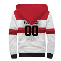 Custom Hockey 2026 Austria Sherpa Hoodie Osterreich Die Adler