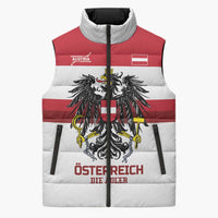 Custom Hockey 2026 Austria Sleeveless Puffer Jacket Osterreich Die Adler