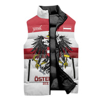 Custom Hockey 2026 Austria Sleeveless Puffer Jacket Osterreich Die Adler