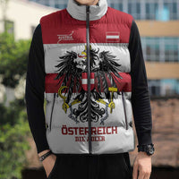 Custom Hockey 2026 Austria Sleeveless Puffer Jacket Osterreich Die Adler