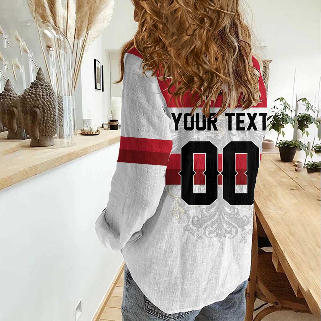 Custom Hockey 2026 Austria Women Casual Shirt Osterreich Die Adler