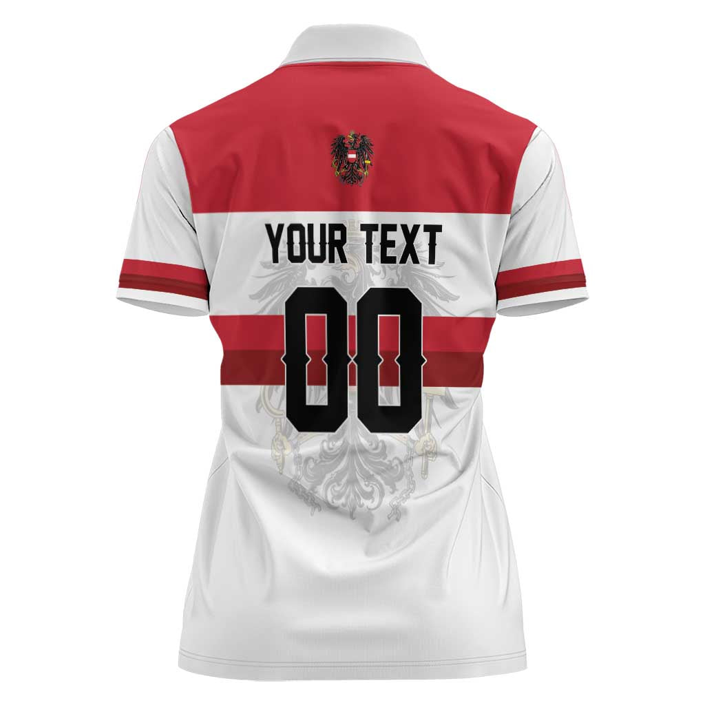 Custom Hockey 2026 Austria Women Polo Shirt Osterreich Die Adler