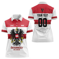 Custom Hockey 2026 Austria Women Polo Shirt Osterreich Die Adler