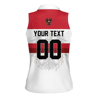Custom Hockey 2026 Austria Women Sleeveless Polo Shirt Osterreich Die Adler